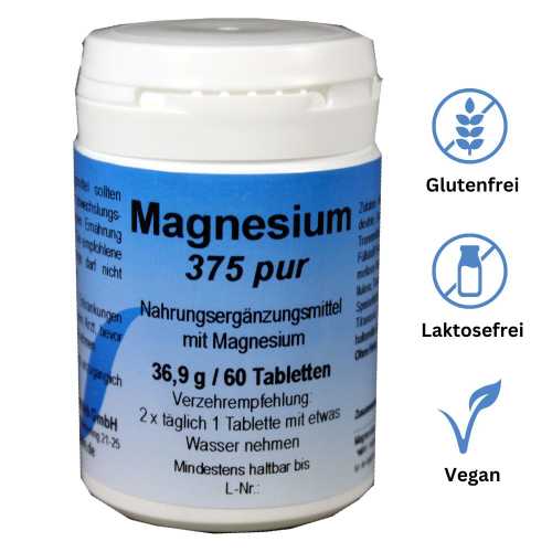 Magnesium 375 pur Tabletten – Für Muskeln & Nerven