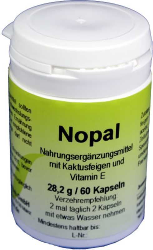 Nopal Feigenkaktus Kapseln – Natürliche Unterstützung